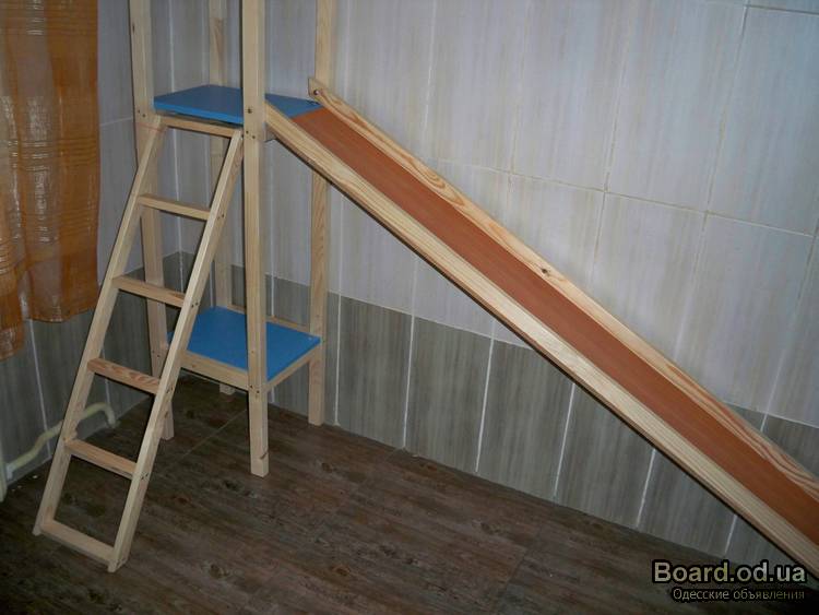Как сделать горку для детей в квартире своими руками