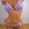 Victoria's Secret PINK Purple Triangle Swim Top